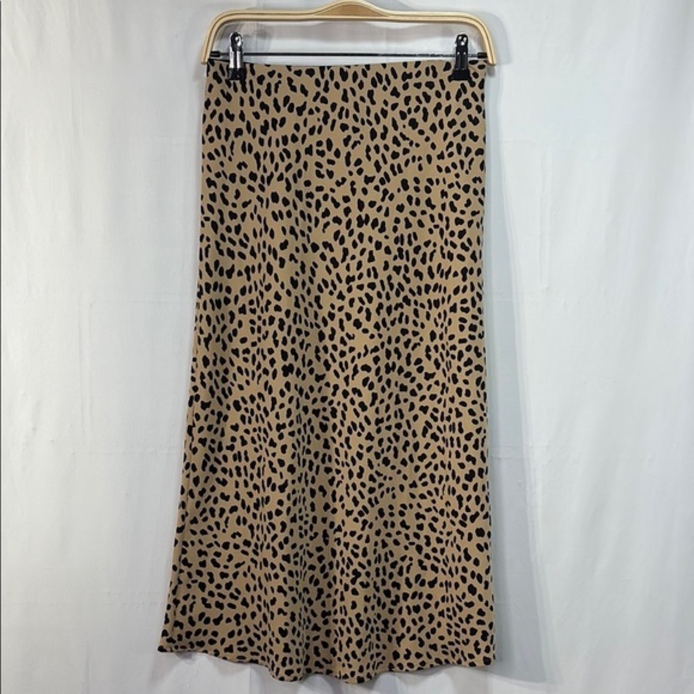🐊Sanctuary Leopard Print Maxi slip Skirt - Picture 1 of 4